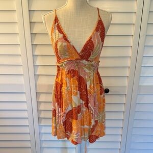 ILLA ILLA Leaf Print Dress